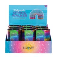 Discovery Zone XL Holographic Spring Walker CDU 9pcs Rainbow 10x10x15cm