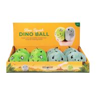 Discovery Zone Slow Squish Ball - Dino CDU 12pcs/2 Assorted 9x10x10cm