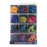 Discovery Zone 3D Sensory Sea Life CDU 36pcs/2 Assorted 18x18x3.5cm