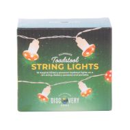 Discovery Zone Illuminate String Lights-Toadstools Red & White 210x3x3cm