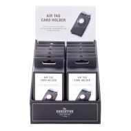 The Executive Collection Air Tag Card Holder (12 Disp) Black 10.7x6.25x2.3cm