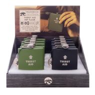 Maverick Thirst Aid Hip Flask CDU 12pcs/2 Assorted 10x10x12cm