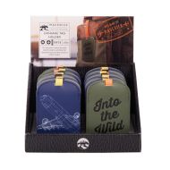 Maverick Luggage Tag Assorted CDU 24pcs 3/Assorted 7x0.3x10.5cm