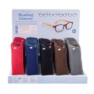 isGift Natural Reading Glasses (5 Asst/30 Disp) 16x5x3.2cm