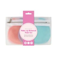 isGift Reusable Make Up Removal Pads Set of 3 Assorted 12x4x12cm