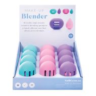 isGift Make Up Blender with Case (3 Asst/12 Disp) Assorted 5.5x7.3x6cm