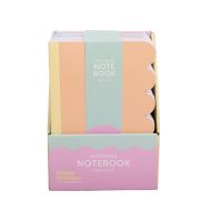 isGift Happy Mondays A5 Stitched Notebook 3pcs Set - CDU 8pcs 12.4x21x1.2cm