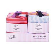 isGift Toiletries Bag - Fly With Me CDU 12pcs/3 Assorted 19x10x9.5cm