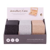 isGift Jewellery Case - Glitz & Glam CDU 15pcs/3 Assorted 11.7x4.8x7.5cm