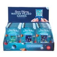 isGift Glow in the Dark Water Filled Games - Space Odyssey (3 Asst/18 Disp) Multi-Coloured 11x4x17cm