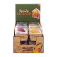 Discovery Zone Squishy Mango CDU 12pcs/2 Assorted 8x8x7cm