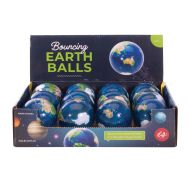 isGift Bouncing Earth Ball (12 Disp) Blue 6cm