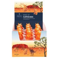 The Australian Collection Wind Up Flippin Roos (24 Disp) Brown 3.5x5.5x5.5cm