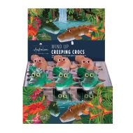 The Australian Collection Wind Up Creeping Crocs CDU 12pcs/2 Assorted 11x4x4cm