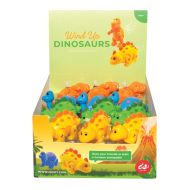 Discovery Zone Wind Up Dinosaurs CDU 24pcs/4 Assorted 8.8x4x10.5cm