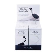 Tech 2 IT Rechargeable Clip On Book Light (2 Asst/ 12 Disp) Assorted 4.6x17.3x8cm