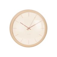 Karlsson Wall Clock Nirvana Globe Sand brown 40x40x12cm
