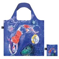 LOQI Marc Chagall The Blue Circus Bag Blue 50x42cm