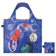 LOQI Marc Chagall The Blue Circus Bag Blue 50x42cm