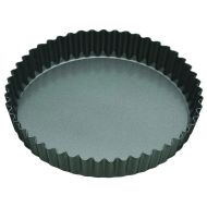MasterPro Non-Stick Loose Base Round Flan/Quiche Tin Black 30x30x3.5cm