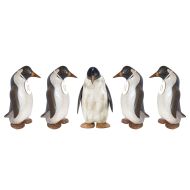 DCUK Emperor Penguins White & Black 9x7x18cm