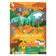 Petit Collage My Animal World Sticker Activity Set Multi-Coloured 30.5x21.5x1cm