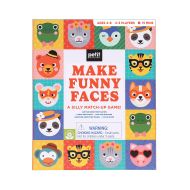 Petit Collage Make Funny Faces-Matching Game Multi-Coloured 15x5x17cm