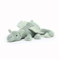 Jellycat Sage Dragon Medium Green 14x50x12cm (New Item Code)