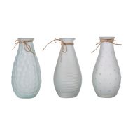Emporium Sable Bottle Vase 3pcs Set Green 5x5x14cm