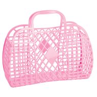 Sun Jellies Retro Basket Large Pink 35x30x15cm