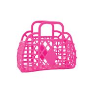 Sun Jellies Retro Basket Mini Berry Pink 15x5.5x12.5cm