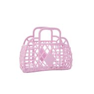 Sun Jellies Retro Basket  Mini Lilac 15x6x13cm