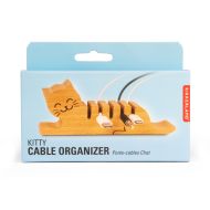 Kikkerland Kitty Cable Organiser Natural 12x2.5x6.5cm