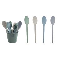 Zeal Classic Silicone Cook's Spoon CDU 20pcs/4 Assorted 30x5.5x1.5cm