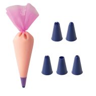 Zeal Silicone Piping Set 6pcs Pink/Purple 39x22x0.5cm