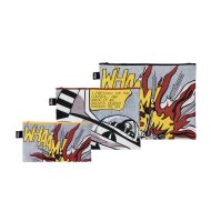 LOQI Roy Lichtenstein Zip Pockets 3pcs Set Multi-Coloured