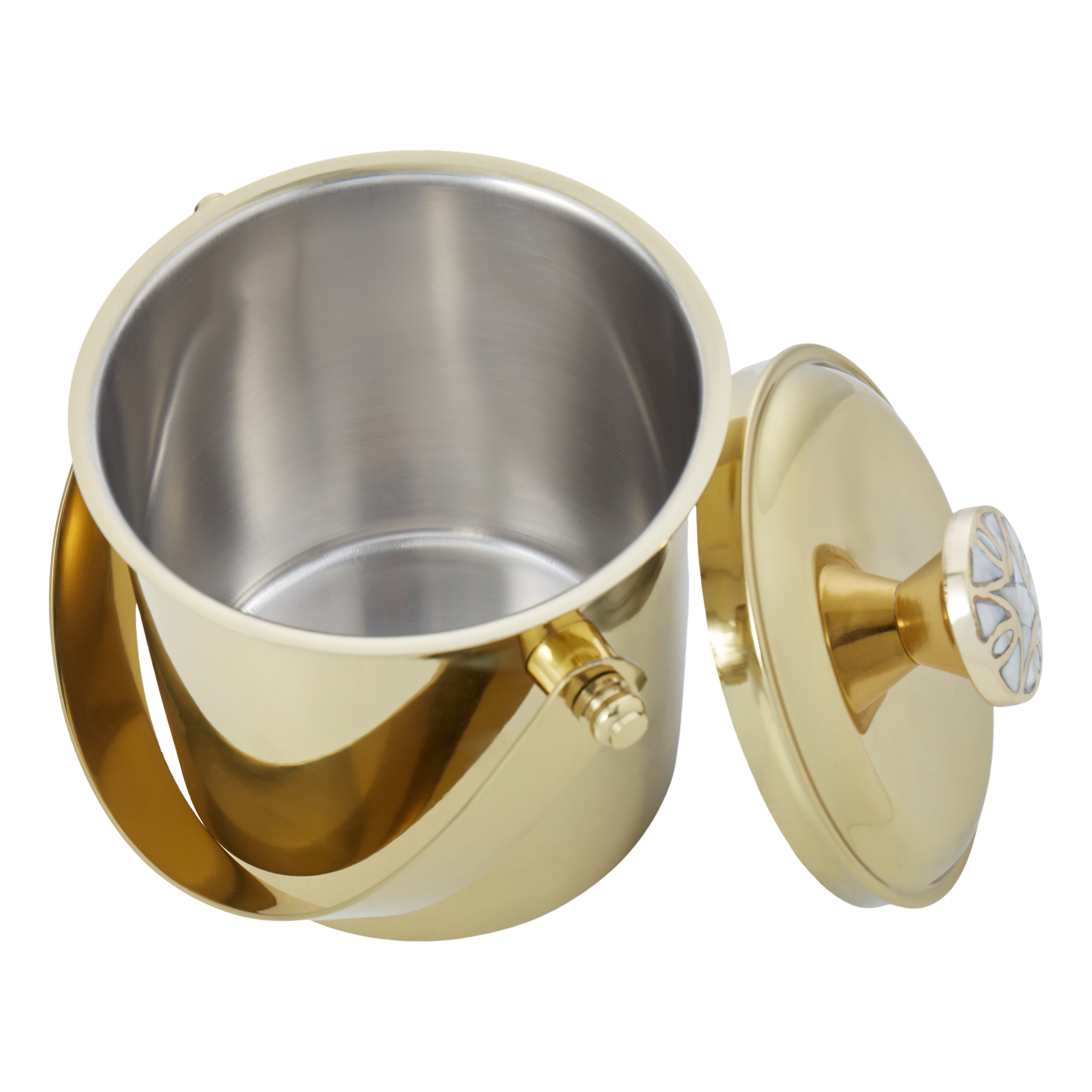 Society Home Ice Bucket Stainles Steel Champagne Beverage Wine Drink Cooler - Picture 3 of 4
